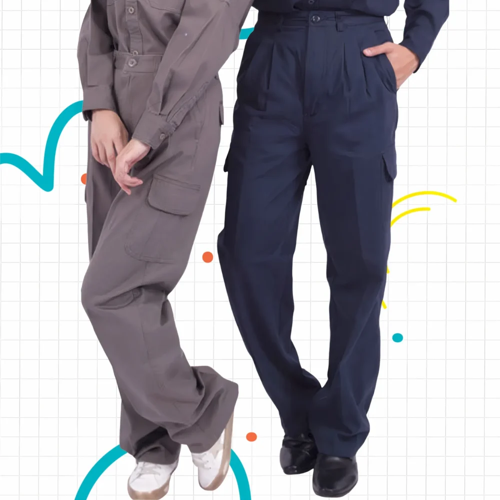 【木居】長袖多口袋工作服-2：圖片 4