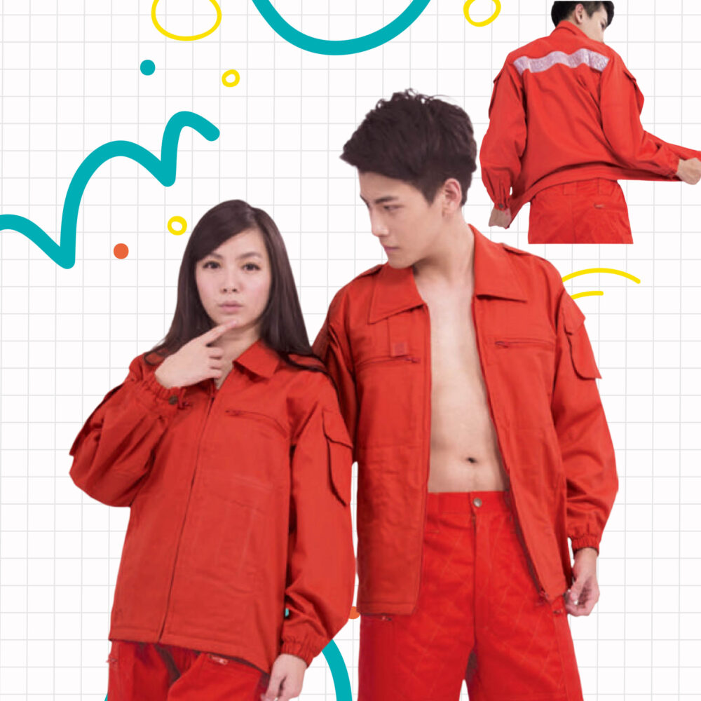 "救助工作服 (胸前/手肘使用雙層布加鋪棉，增強防護)"