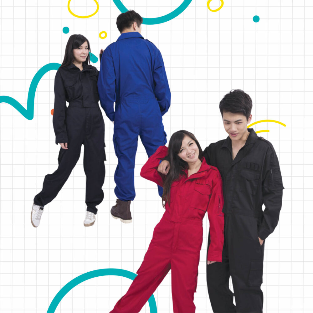 長袖連身工作服
