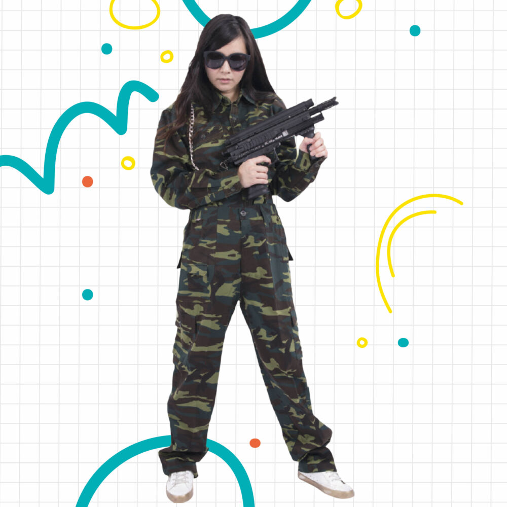迷彩連身工作服