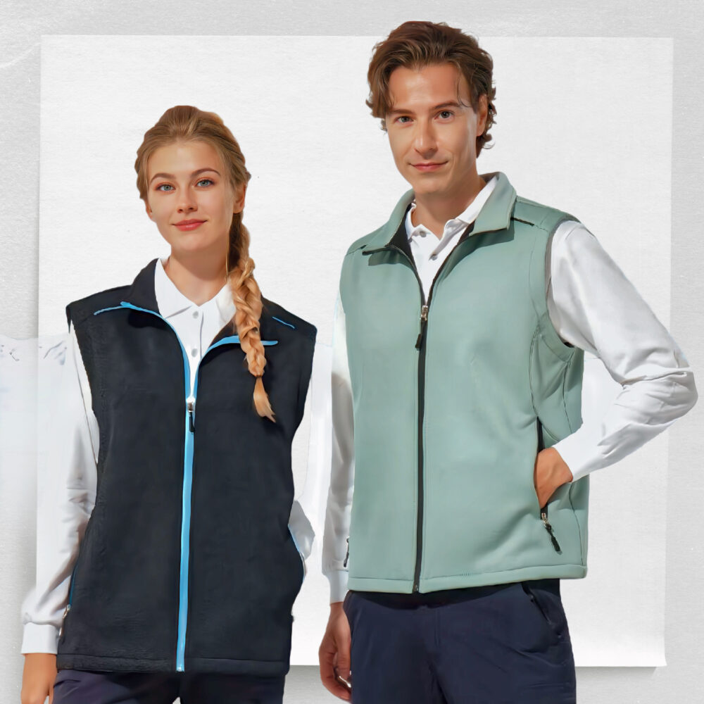 型號-SM-FLKP9400-1 豆沙綠 SM-FLKP9400-3黑 牛奶絲搖粒背心 聚酯纖維90% 彈力纖 維10%