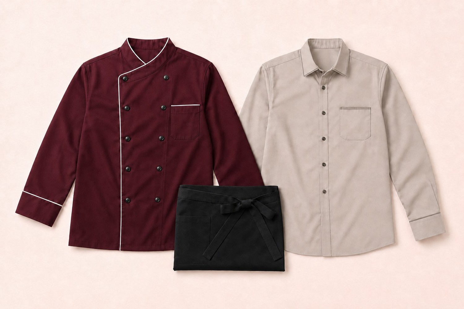 餐飲制服 廚師服 圍裙 餐廳襯衫